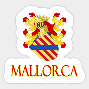 Mallorca (Majorca), Balearic Islands, Spain - Coat of Arms Design Sticker